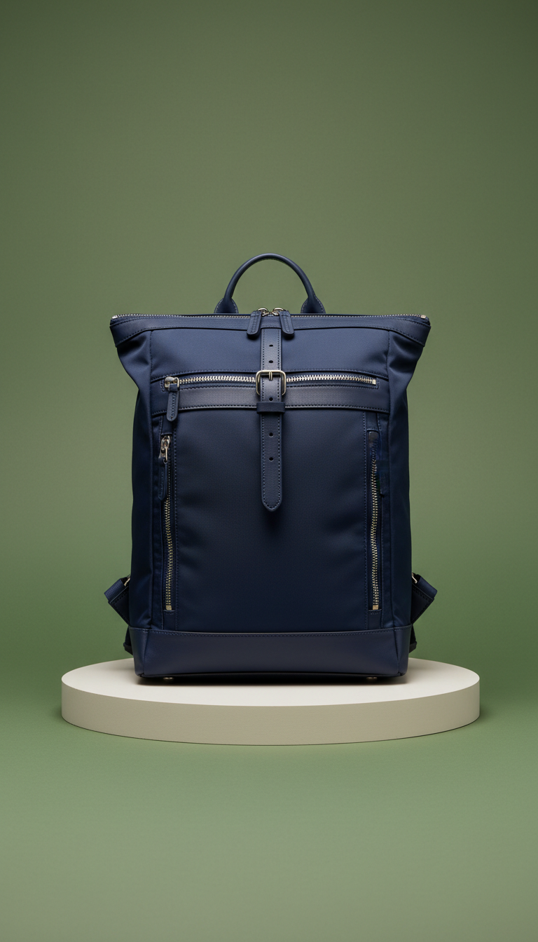 Convertible Backpack in Midnight Blue