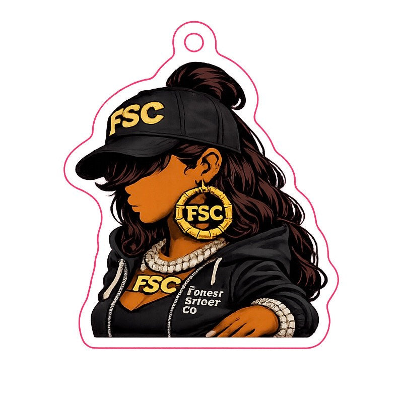 FSC Acrylic Keychain Charm